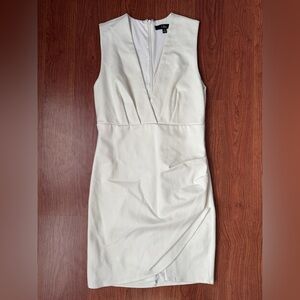 Lulu's White Sleeveless Mini Dress